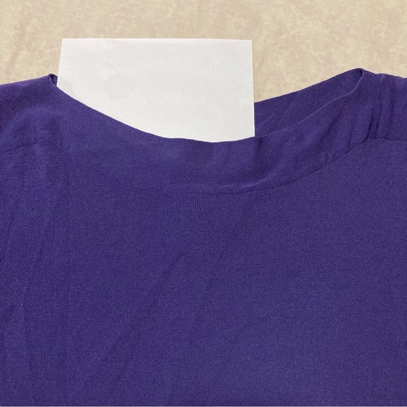 Sag Harbor Woman Purple Sleeveless Knit Top - Picture 8 of 11